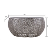 CT3502-32 Round Coffee Table Made with Aluminum in Silver Color