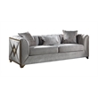 Valencia Modern Style 2 PC Living room Set Made with Wood in Cream Color