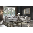 Valencia Modern Style 2 PC Living room Set Made with Wood in Cream Color