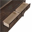 Dresser Modern Design made with wood in Walnut Color