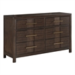 Dresser Modern Design made with wood in Walnut Color