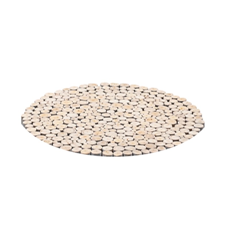 T1009-32 Contemporary Style Jungle Wood Coffee Table in Gray Color