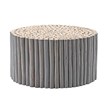 T1009-32 Contemporary Style Jungle Wood Coffee Table in Gray Color