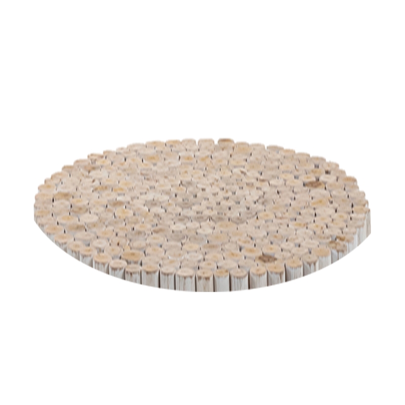 T1009-32-15 Contemporary Style Jungle Wood Coffee Table in White Wash Color