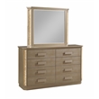 Medusa Modern Style Copper & Gold Finish Mirror made with Wood