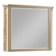 Medusa Modern Style Copper & Gold Finish Mirror made with Wood