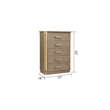 Medusa Modern Style Copper & Gold Finish Chest made with Wood