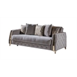 Lust Modern Style 3PC Living Room Set Made with Wood in Taupe