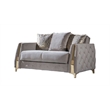 Lust Modern Style 3PC Living Room Set Made with Wood in Taupe