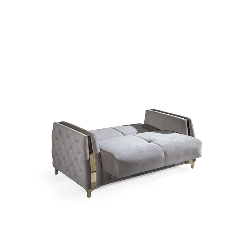 Lust Modern Style 3PC Living Room Set Made with Wood in Taupe