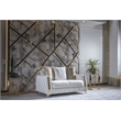 Lust Modern Style 3PC Living Room Set Made with Wood in White