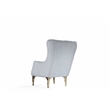 Lust Modern Style Chair Made with Wood in White