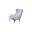 Lust Modern Style Chair Made with Wood in White