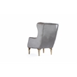 Lust Modern Style Chair Made with Wood in Taupe