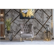 Lust Modern Style Chair Made with Wood in Taupe