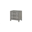 Full 4PC Modern Style Storage Bedroom Set Made with Wood in Gray