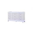 Modern Style 9-Drawer Dresser Made with Wood in White