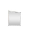 Denver Modern Style Square Mirror Made With Wood in Rustic Natural