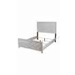Denver Modern Style Queen Bed Made with Wood in Rustic Natural