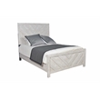 Denver Full 4PC Modern Style Bedroom Set Made with Wood in Rustic Natural