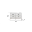 Denver Full 4PC Modern Style Bedroom Set Made with Wood in Rustic Natural
