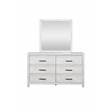 Denver Full 4PC Modern Style Bedroom Set Made with Wood in Rustic Natural