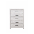 Denver Queen 5PC Modern Style Bedroom Set Made with Wood in Rustic Natural