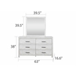 Denver Queen 5PC Modern Style Bedroom Set Made with Wood in Rustic Natural