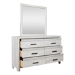 Denver Queen 5PC Modern Style Bedroom Set Made with Wood in Rustic Natural