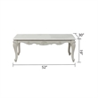 Tuscan Traditional & Contemporary Style Coffee Table made with Wood in Gray