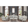 Tuscan Traditional & Contemporary Style Coffee Table made with Wood in Gray