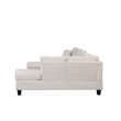 Cozy Modern Style Recliner Sectional Sofa Made With Wood in Cream