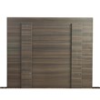 Dunhill Modern Style Mirror Made with Wood in Brown(NO DRESSER)