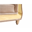 Julia Gold Detailed Tufted Upholstery Sectional made with Wood In Taupe