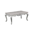 Melrose Traditional Style 5PC Living Room Set Made with Wood in Silver