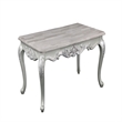 Melrose Traditional Style 5PC Living Room Set Made with Wood in Silver