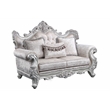 Melrose Traditional Style 5PC Living Room Set Made with Wood in Silver