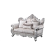 Melrose Traditional Style 5PC Living Room Set Made with Wood in Silver
