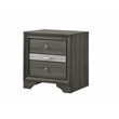 Matrix Traditional Style Full 4 PC Storage Bedroom Set made with Wood  in Gray