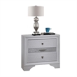 Matrix Traditional Style Full 4 PC Storage Bedroom Set made with Wood  in White