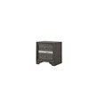 Matrix Traditional Style Full 5 PC Storage Bedroom Set made with Wood in Gray