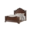Vintage Traditional Style Queen 4PC Bedroom Set Made With Wood in Walnut