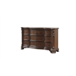 Vintage Traditional Style Queen 4PC Bedroom Set Made With Wood in Walnut