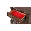 Vintage Traditional Style 3-Drawer Nightstand Made With Wood in Walnut
