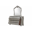 Destiny Traditional Style Designed Mirror Made With Wood in Silver color