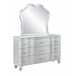 Landmark Traditional Style Mirror Made With Wood in Silver color