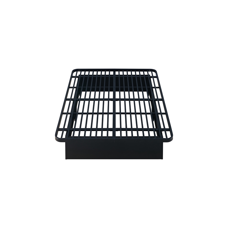 Modern Style Heavy Duty Cal King Size Bed base Frame made with Metal in Black