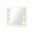 La Pierre Contemporary Style Mirror Made With Wood in Beige