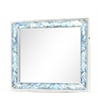 Laguna  Modern Style Mirror Made With Wood in White
