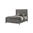 Denver Modern Style 4PC Full Size Bedroom Set Made With Wood in Gray Colour